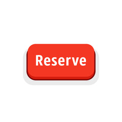 red reserve button isolated on white