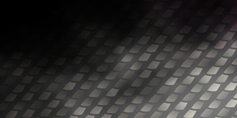 Dark Gray vector backdrop with rectangles.