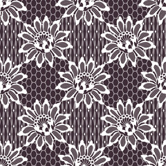 Ethnic Vector Jewelry Lace  Seamless Pattern