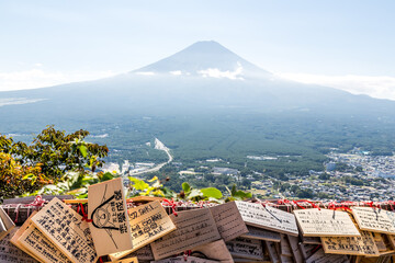 Mount Fuji view from Tenjo-Yama Park at Mount Kachi Kachi Ropeway - 354953836