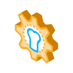 joint restoration icon vector. isometric joint restoration sign. color isolated symbol illustration