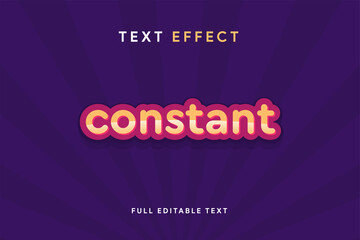 3d text effect and editable text