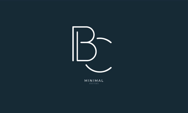 Alphabet Letter Icon Logo BC
