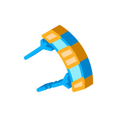 kind of kite icon vector. isometric kind of kite sign. color isolated symbol illustration