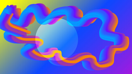 abstract colorful background with circles