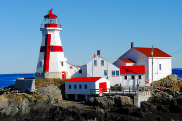 East Quoddy Lighthouse, Campobello Island, New Brunswick, Canada