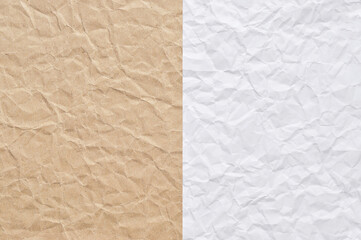 Brown and white paper useful as a background