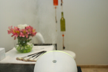 scented humidifier in spa room