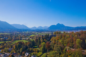 Fototapeta na wymiar Cityscapes of Salzburg, Austria