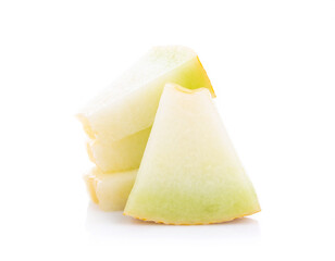 cantaloupe melon isolated on white background