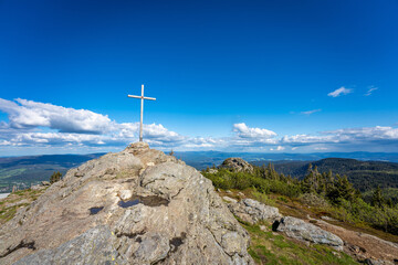 Großer Arber Gipfelkreuz | Berg | Berge | Der König im Bayerischen Wald | Urlaub | Tourismus