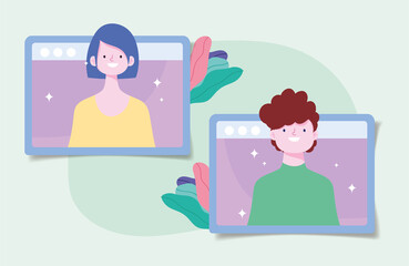 distancing social, people connection web activities online, prevention coronavirus covid 19