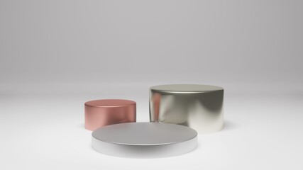 Mock up background/backdrop in minimal modern illustration design of pathway style for product placement.Minimal product background backdrop design in 3D illustration or 3D rendering