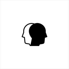 anti racism icon flat vector logo design trendy