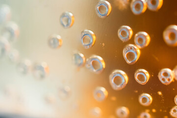 water drops on glass