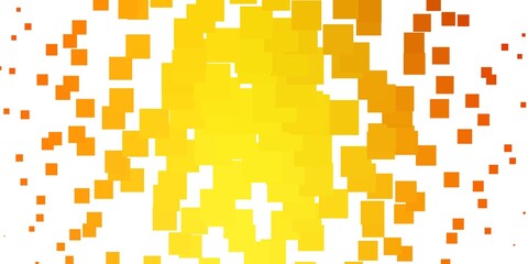 Light Orange vector background with rectangles. Abstract gradient illustration with rectangles. Template for cellphones.