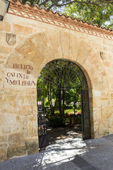 Naklejka premium Calixto and Melibea garden in Salamanca