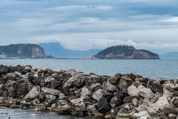 Nisida island in the Gulf of Naples