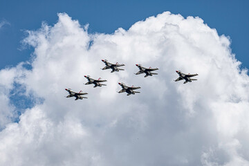 Naklejka na ściany i meble Air Force Thunderbirds