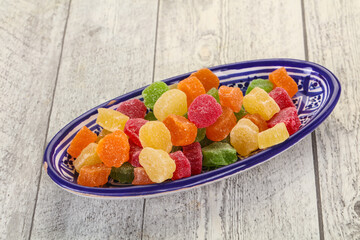 Sweet candied fruit