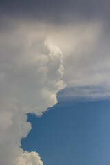 rain clouds in Liberty County, Florida,USA