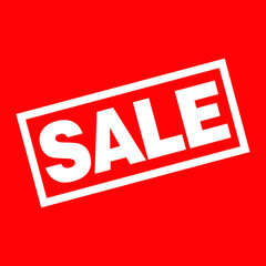 red sale tag