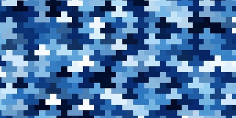Light BLUE vector background in polygonal style. Rectangles with colorful gradient on abstract background. Pattern for commercials, ads.