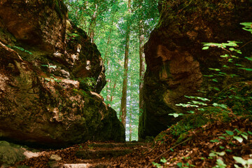 Wandern in der Fränkischen Schweiz.