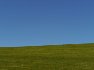 Grün und Blau - Wiese und Himmel - zwei Komponenten