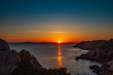 Sunrise sur la baie de Douarnenez