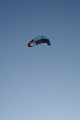 paragliding in the sky