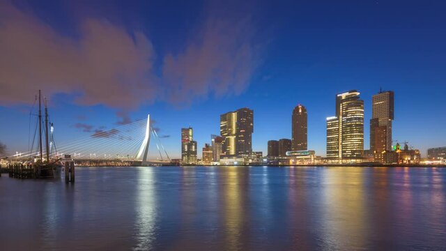Rotterdam, Netherlands Skyline