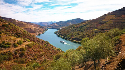 Sao Leonardo de Galafura Viewpoint in Douro Valley, Portugal