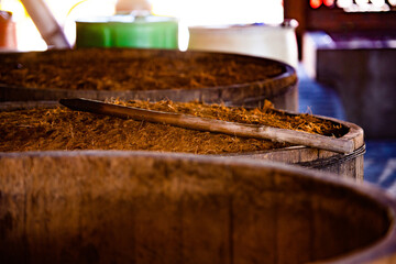 Bandeja de fermentación para agave