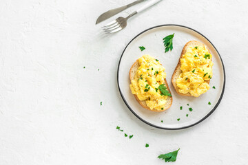 Scrambled Eggs Sandwiches