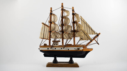 wooden sailing ship