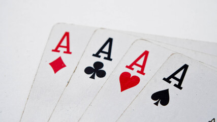 Obraz premium Aces poker