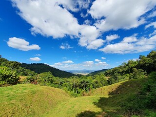Obraz premium mountain landscape with blue sky