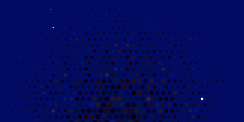 Light Blue, Yellow vector backdrop with dots. Glitter abstract illustration with colorful drops. Pattern for booklets, leaflets.