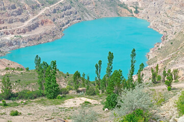 Open pit mine