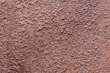 solid brown background, facade decoration using the fur coat method