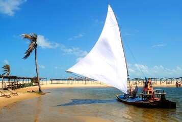 Jangada, traditional brazilian boat