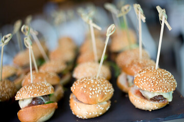 mini hamburguesa