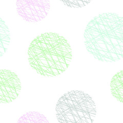 Vector seamless. pattern wiht abstract circle.