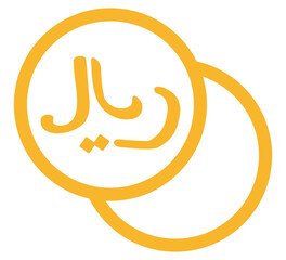 The Iranian Rial currency symbol