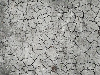 Dry soil texture on the ground. nature