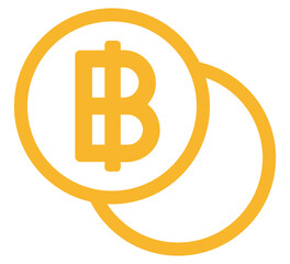 The Thai Baht currency symbol