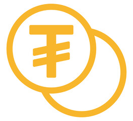 The Tugrik currency symbol