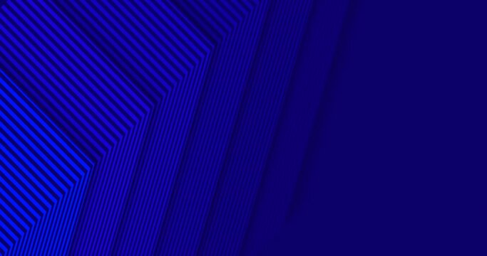 4k dark blue animated background with moves diagonal lines. Seamless looping. Striped classic business pattern for presentation,  sale, event night party. Smooth soft shadow. Digital video office BG