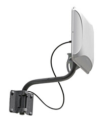 little telecommunication antenna isolated on white